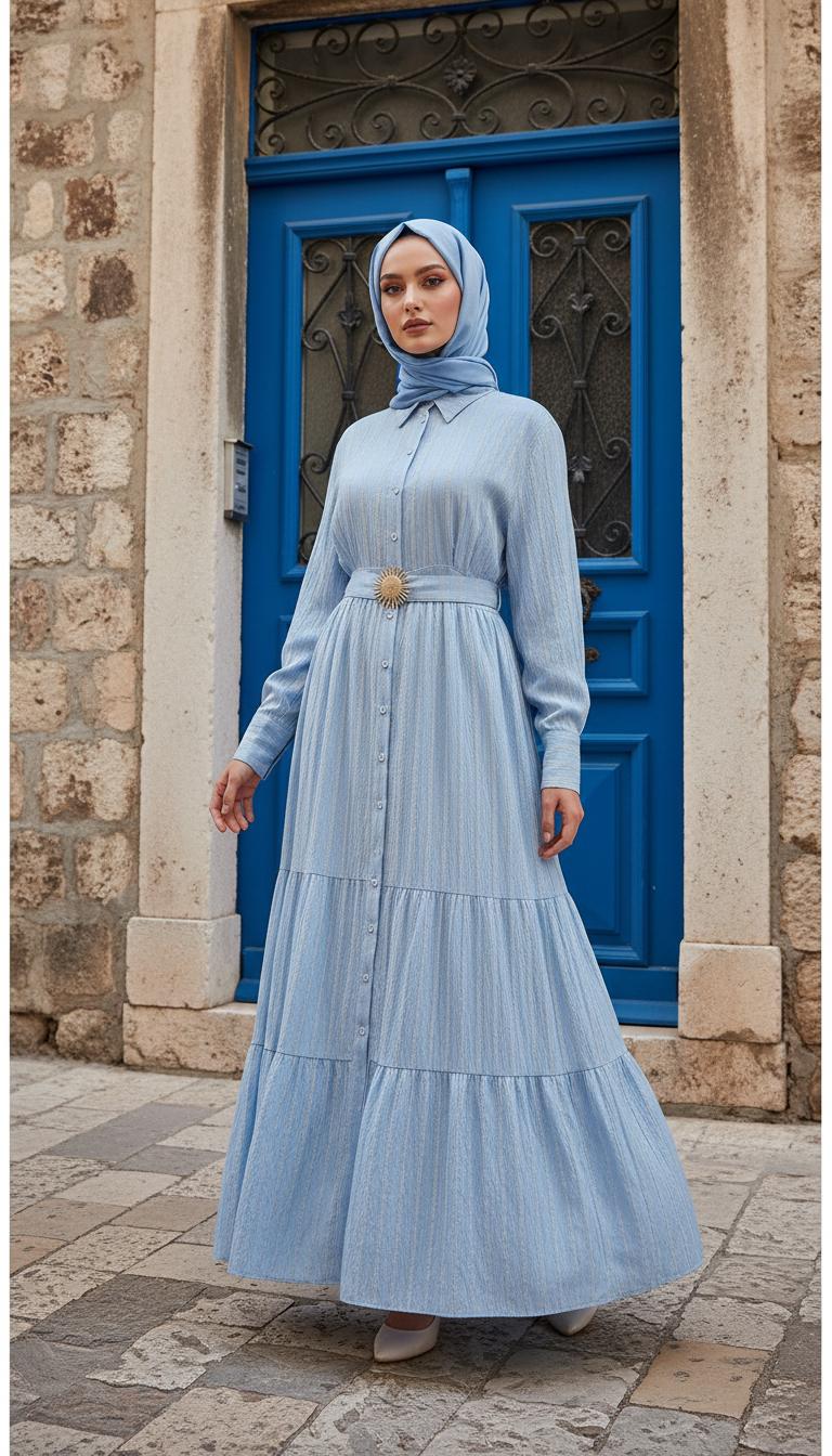 MİSSEMRAMİSS #5248 SUMMER LINE DRESS