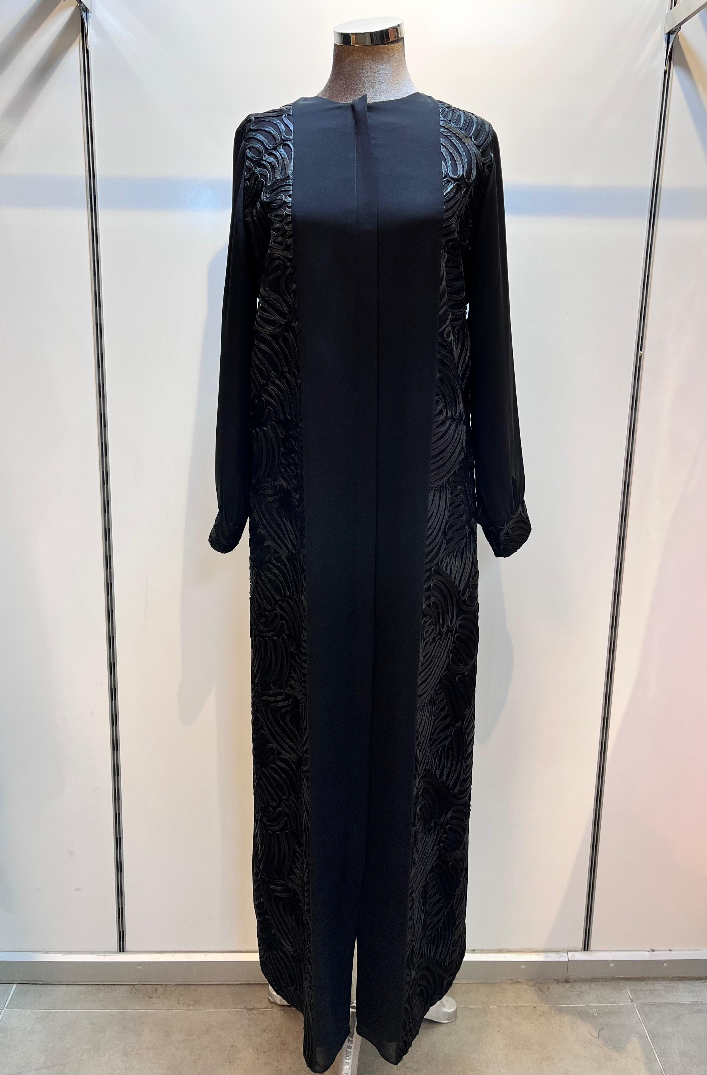 LASELİ ŞİFON ABİYE FERACE #25538