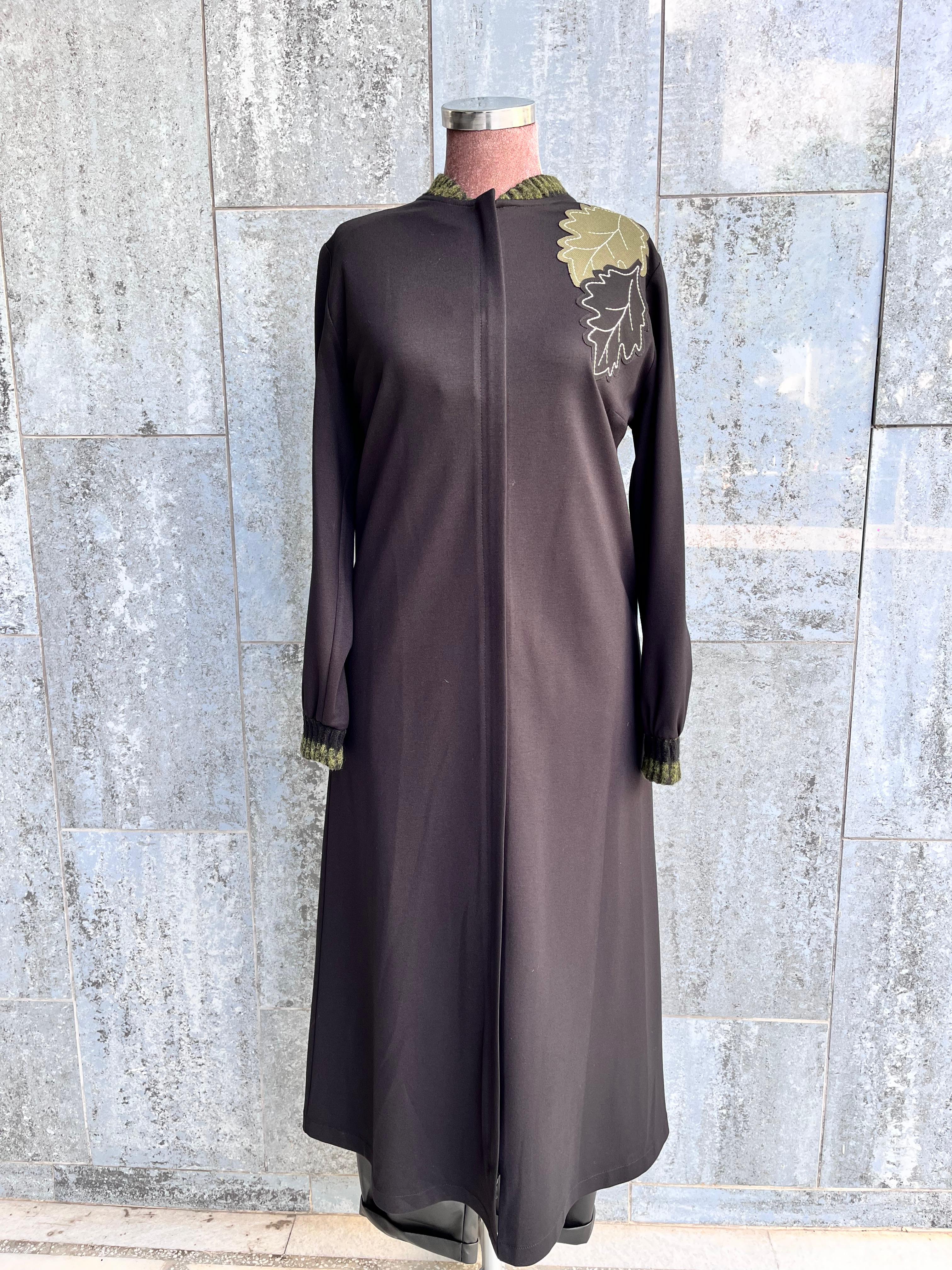 RND APLİKELİ YÜN RİBANALI FERACE #25528