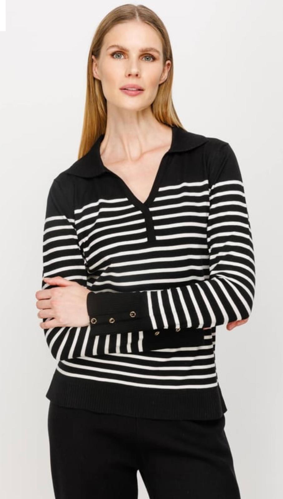 POLO YAKA TRİKO BLUZ #20047