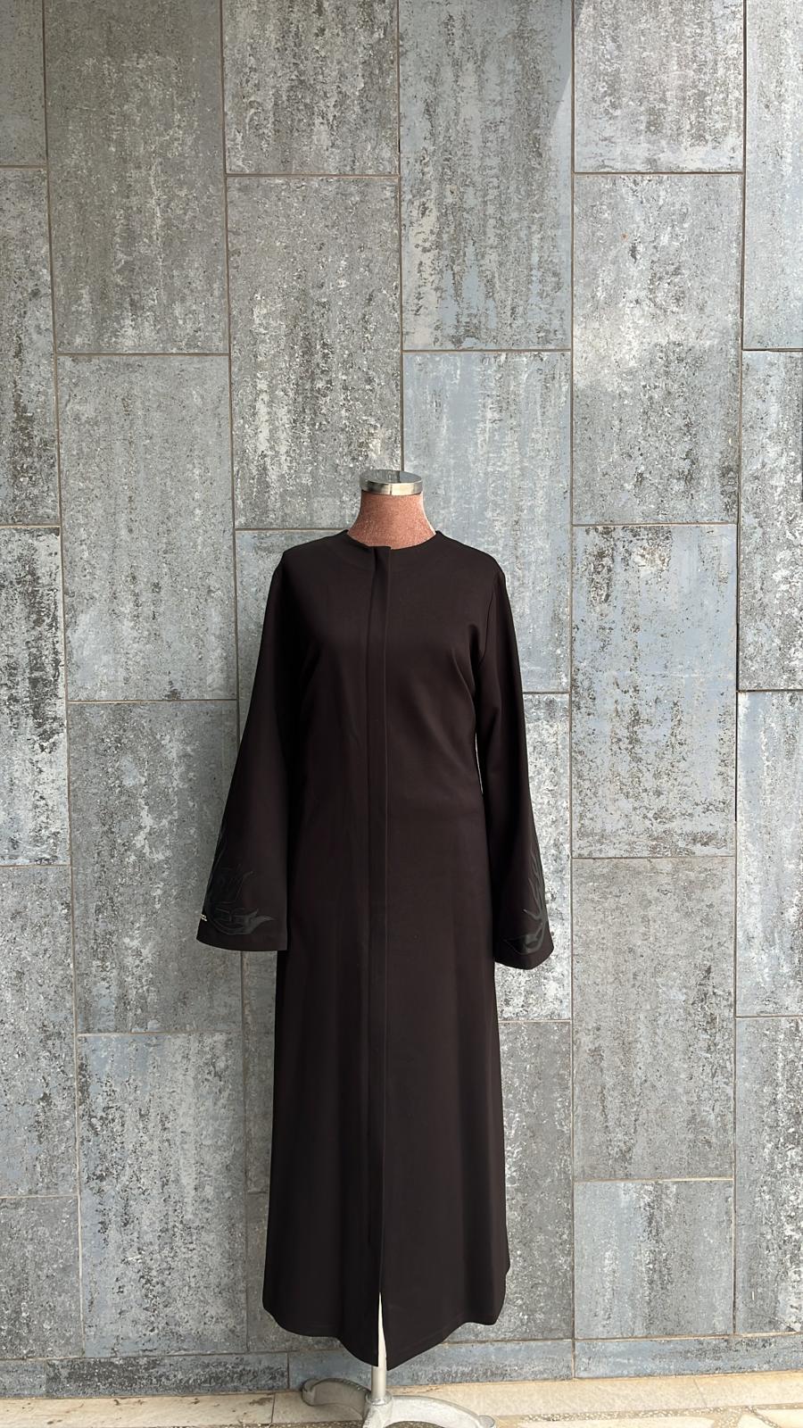 DERİ APLİKELİ FERACE #25532