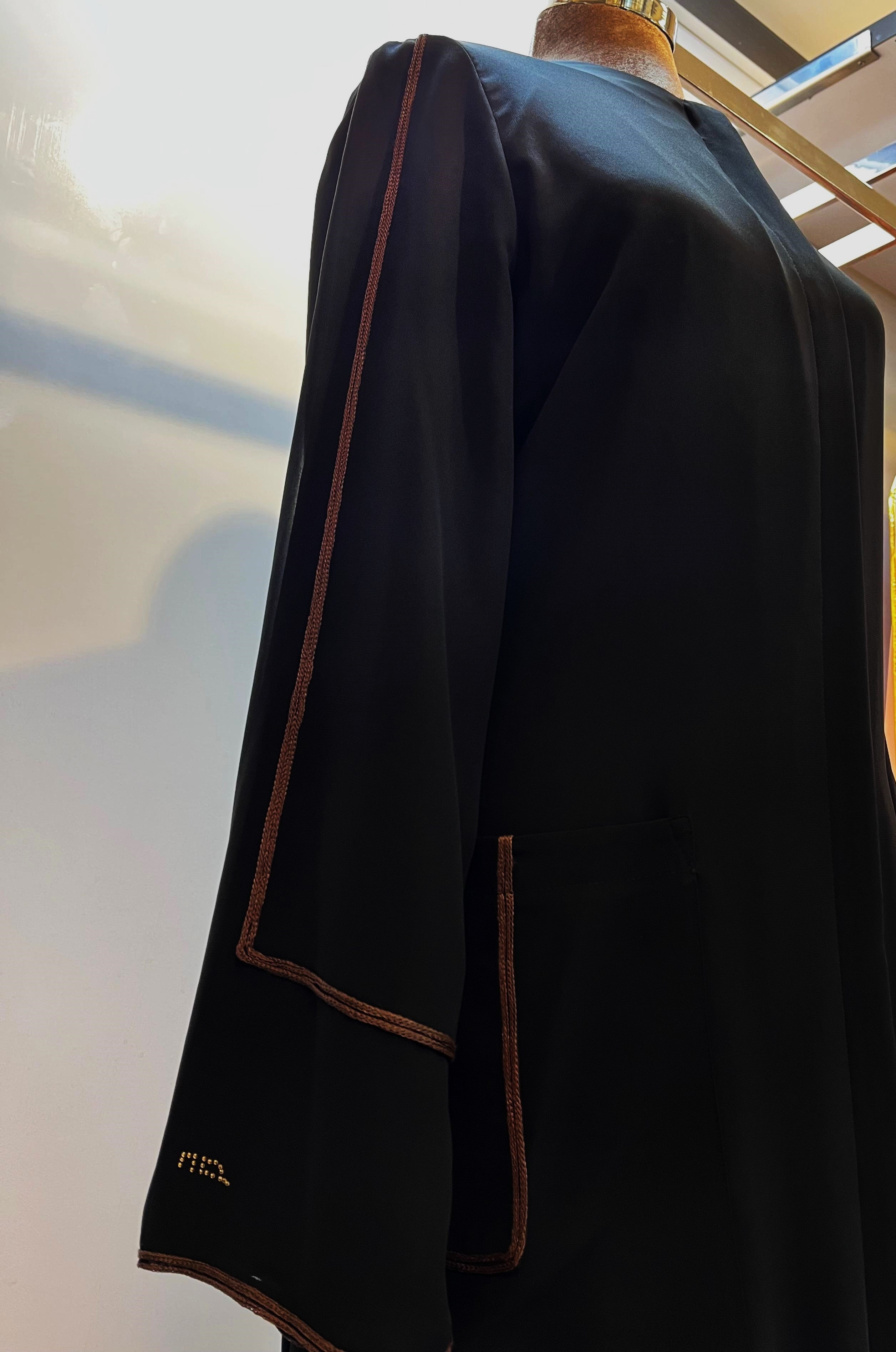 SİYAH CEPLİ FERACE #24236