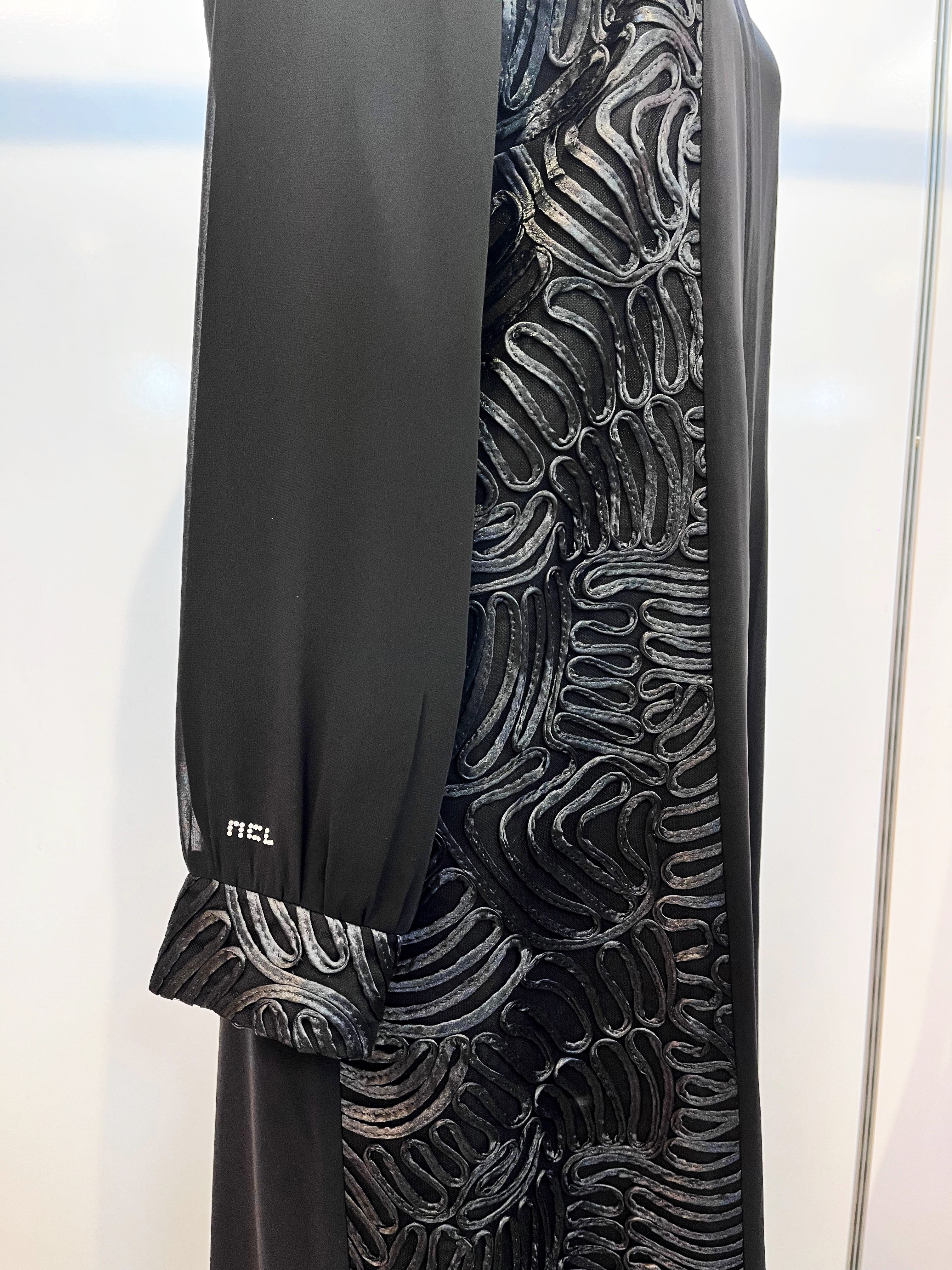 LASELİ ŞİFON ABİYE FERACE #25538