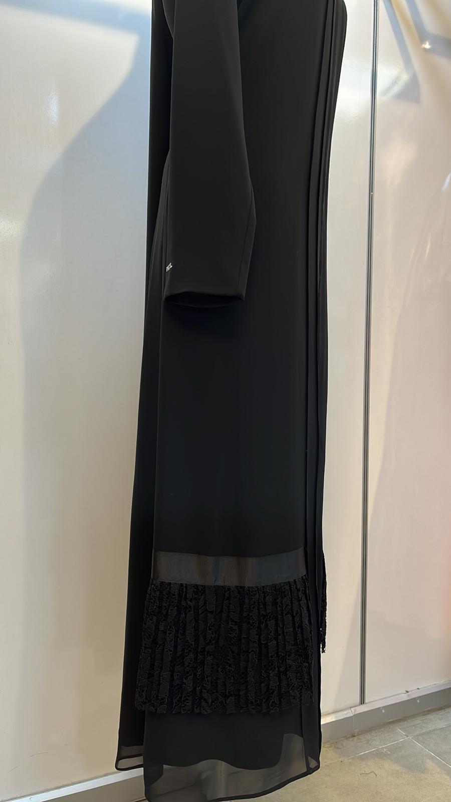 DANTELLİ ŞİFON ABİYE FERACE #25578