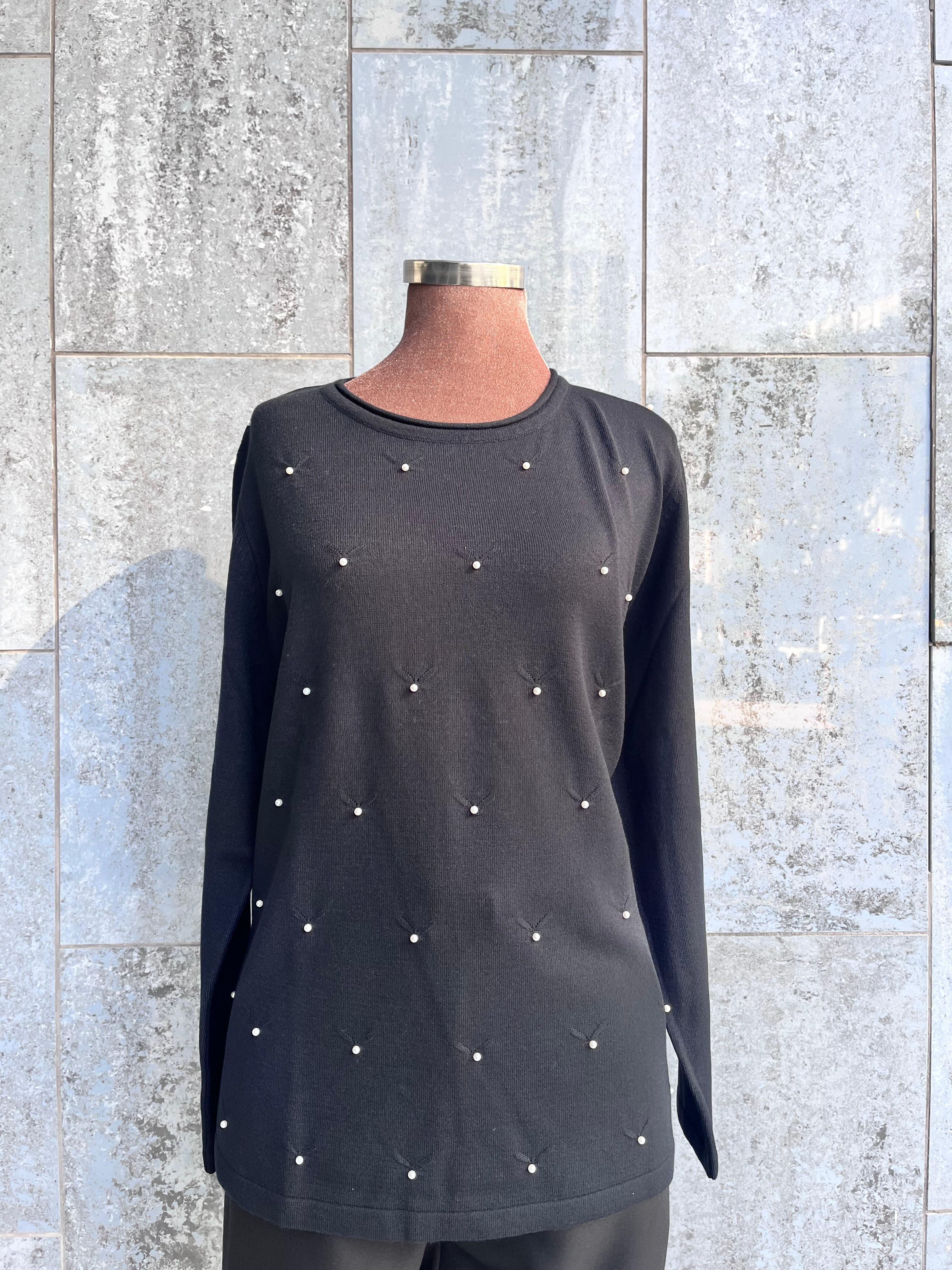 İNCİ İŞLEMELİ KAZAK #65371