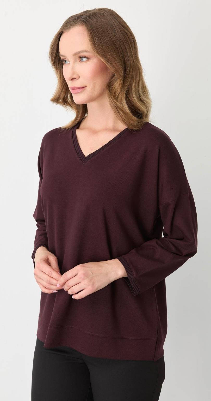 RİBANALI V YAKA BLUZ #30432