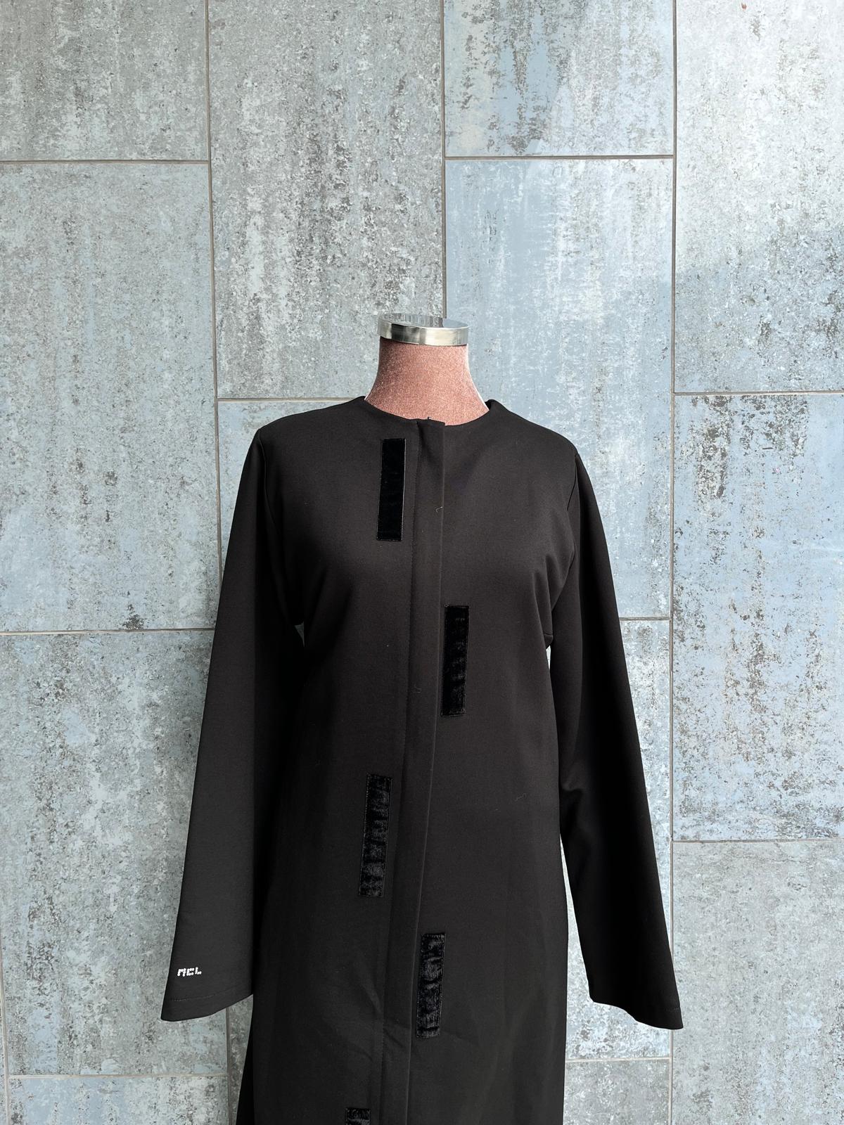 ŞERİTLİ ÖRME FERACE #25502