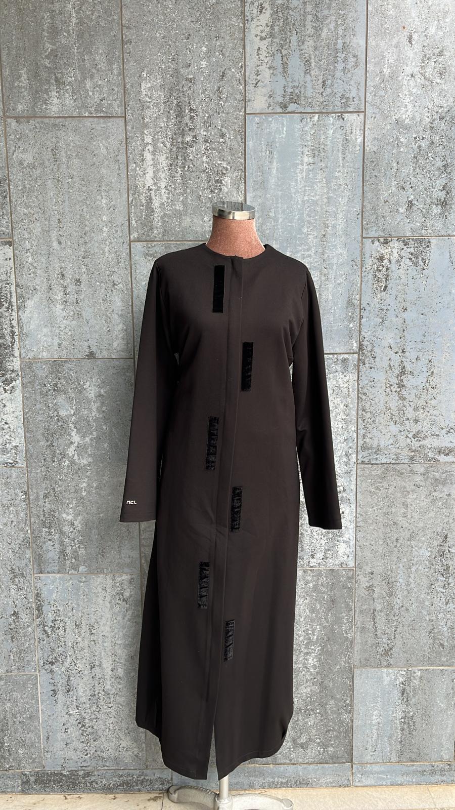 ŞERİTLİ ÖRME FERACE #25502